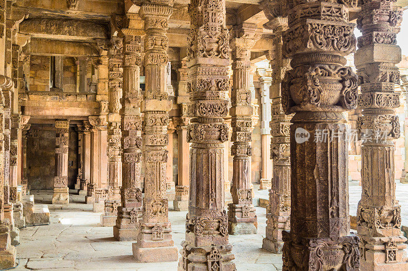 在德里的Qutub Minar